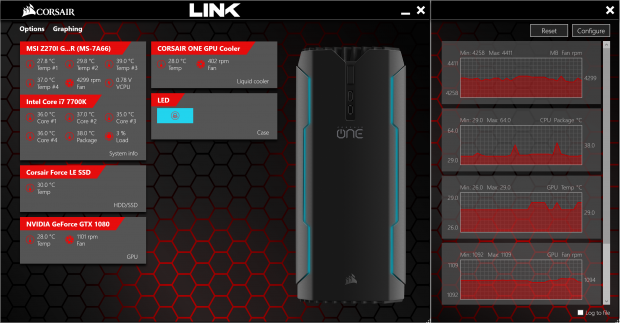 Per Corsair Link kann die Beleuchtung justiert werden. (Screenshot: Golem.de)
