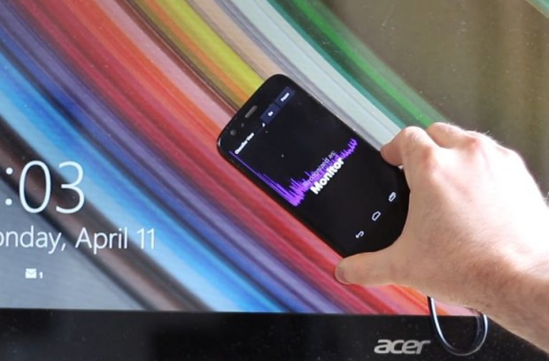 Auch Monitore kann das Smartphone erkennen. (Screenshot: Golem.de)