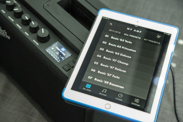 Auf einem iPad etwa können wir die Pesets einfach aus einer Liste auswählen. (Bild: Martin Wolf/Golem.de)