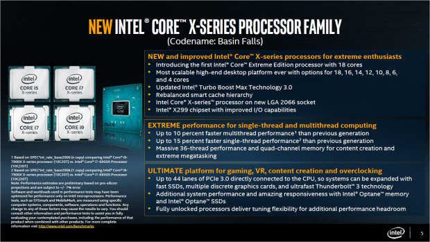 Skylake-X und Kaby Lake X (Bild: Intel)