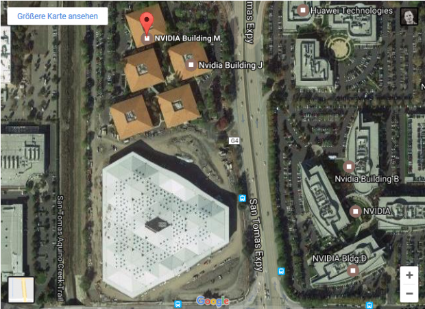 Nvidias neues Hauptquartier (Bild: Google)