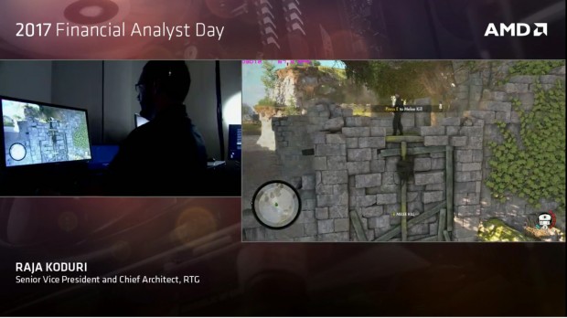 Etwa 60 fps in UHD unter D3D12 in Sniper Elite 3 (Bild: AMD)