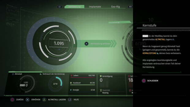 Mit Altmetall erh&ouml;hen wir die Leistungsf&auml;higkeit unserer Systeme. (Bild: Deck 13/Screenshot: Golem.de)