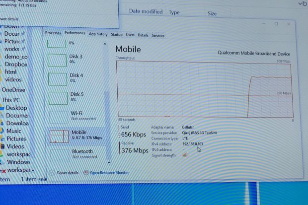 Der Snapdragon 835 hat integriertes LTE. (Foto: Andreas Sebayang/Golem.de)