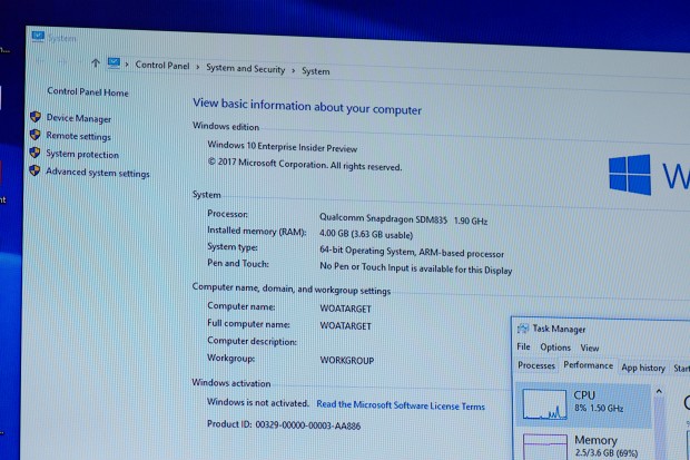 Trotz 64-Bit-OS laufen keine x64-Apps. (Foto: Andreas Sebayang/Golem.de)