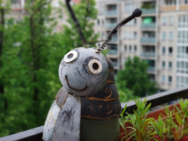 Bei komplizierteren Umrissen hingegen kann das Mi 6 mitunter nicht genau unterschieden, was zum Vorder- und was zum Hintergrund gehört. (Bild: Tobias Költzsch/Golem.de)