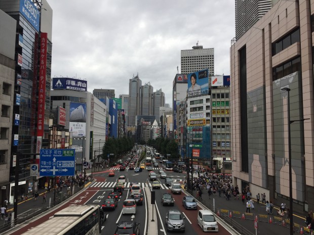 Sie finden sich &ouml;fter, wie hier in Tokio-Shinjuku ... (Foto: Andreas Sebayang/Golem.de)