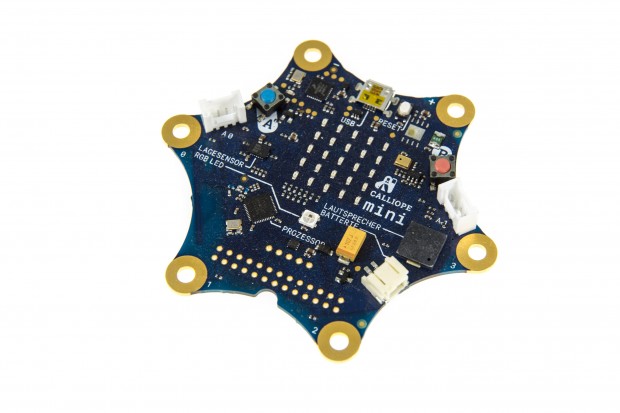 Calliope Mini - Front (Bild: Martin Wolf/Golem.de)