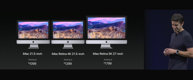 Präsentation des iMac [Mid 2017] (Bild: Apple/Screenshot: Golem.de)