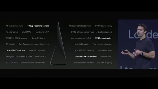 Pr&auml;sentation des iMac Pro (Bild: Apple/Screenshot: Golem.de)