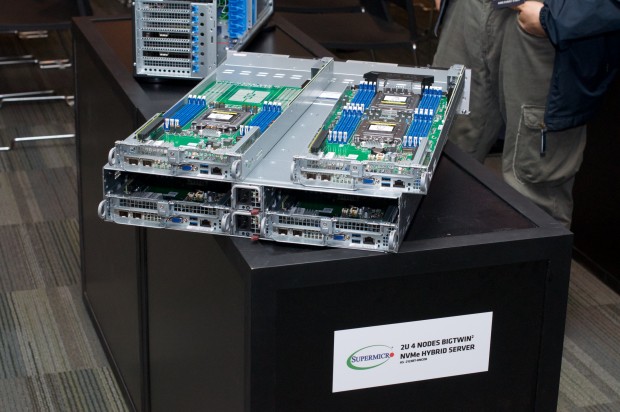 ... zeigte Supermicro. (Foto: Andreas Sebayang/Golem.de)