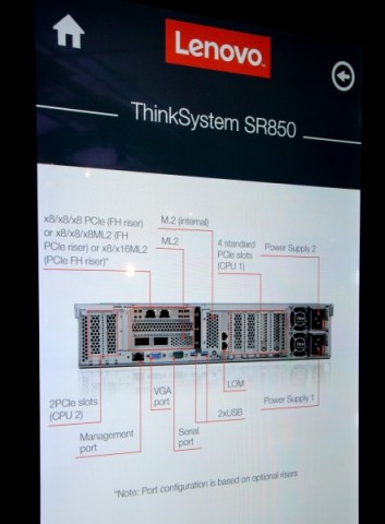 Thinksystem SR850 (Bild: Lenovo/Screenshot: Nico Ernst)