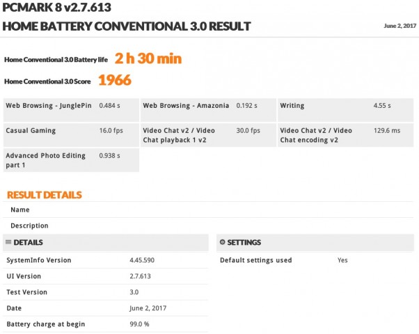 Ohne Extraakku ist schnell Schluss. (Screenshot: Oliver Nickel/Golem.de)