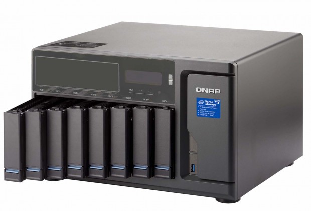 Acht Festplatten sind möglich. (Bild: Qnap)