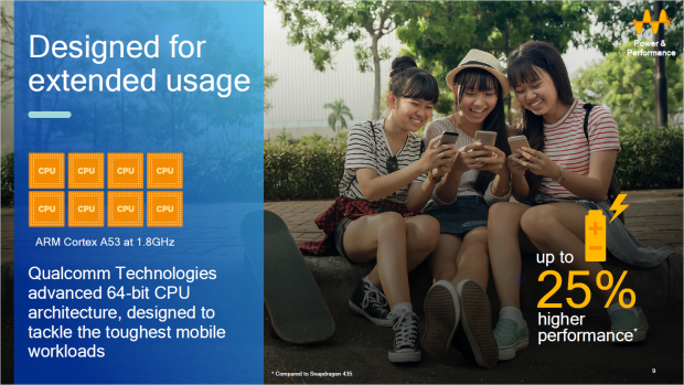 Präsentation zum Snapdragon 450 (Bild: Qualcomm)
