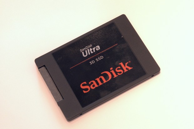 Die identische Sandisk Ultra III 3D weist keine M.2-Variante auf. (Foto: Marc Sauter/Golem.de)