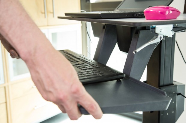 Die externe Tastatur ... (Foto: Martin Wolf/Golem.de)