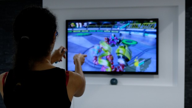 Arms mit Bewegungssteuerung (Foto: Michael Wieczorek/Golem.de)