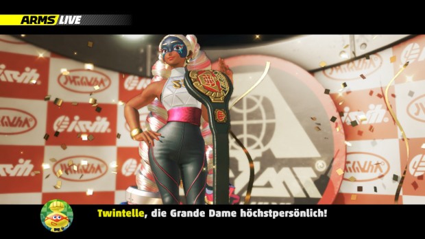 Wir nehmen unseren Titel entgegen (Bild: Nintendo/Screenshot: Michael Wieczorek/Golem.de)