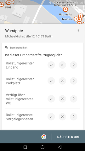 Wählen wir die Orte aus, können wir direkt die fehlenden Informationen ergänzen. (Screenshot: Golem.de)