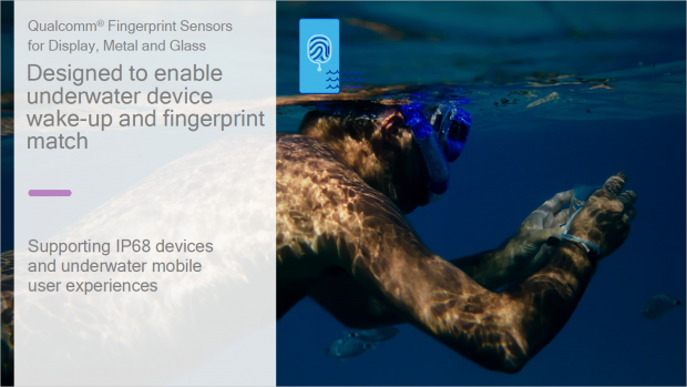 Präsentation zum Fingerabdrucksensor (Bild: Qualcomm)