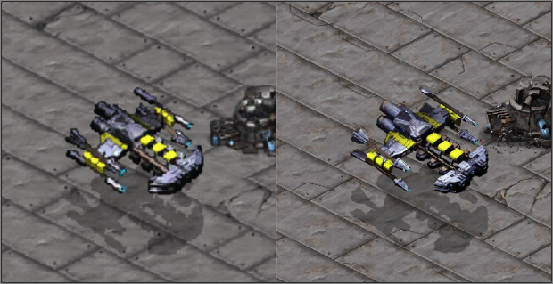 Terraner, Schwerer Kreuzer (Screenshot: Blizzard)