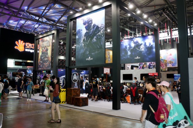 Counter-Strike ist nat&uuml;rlich auch in China beliebt. (Foto: P. Steinlechner / Golem.de)