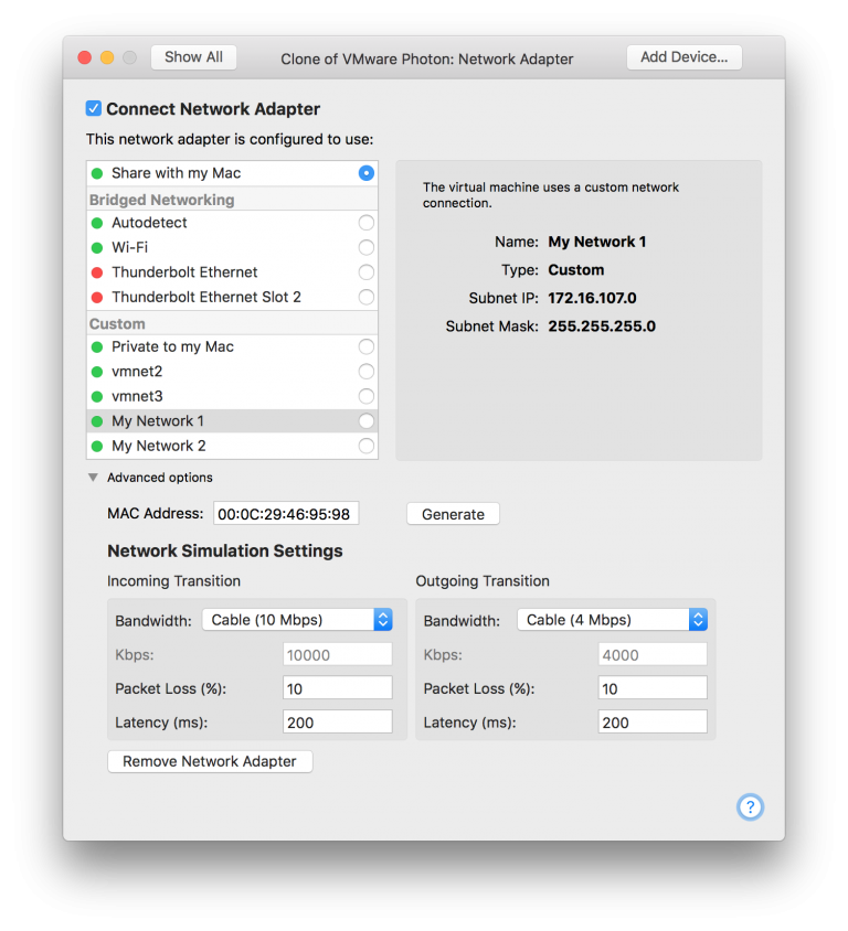 vmware fusion 8.5 and high sierra