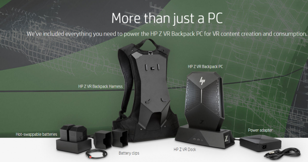 Der HP Z VR kommt mit viel Zubehör.  (Bild: HP)