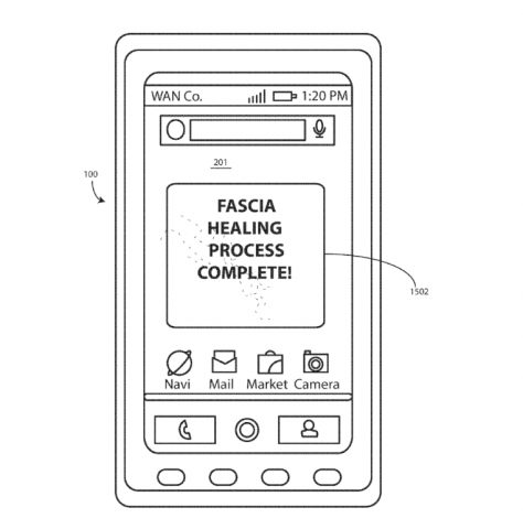 Smartphone mit selbstheilendem Display (Bild: Lenovo)
