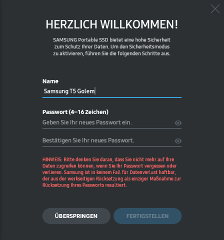 Vor allem ist das Tool aber zur Verschl&uuml;sselung gedacht. (Screenshot: Marc Sauter/Golem.de)