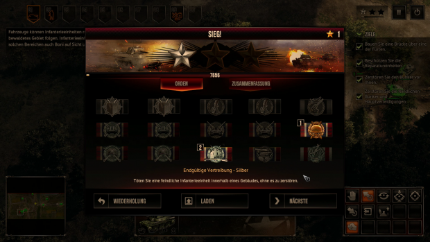 Nach jeder Schlacht folgt eine Abrechnung. (Screenshot: Golem.de / Bild: Kalypso Media)