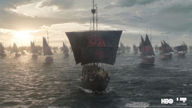 Mackevision erzeugt für die Fernsehserie auch Schiffe - ... (Bild: HBO/Mackevision)