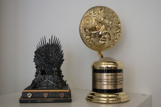 Für ihre Arbeit wurden die Mackevision-Künstler mit dem Award der Visual Effect Society ausgezeichnet. (Foto: Werner Pluta/Golem.de)