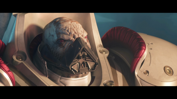 Hm - an wen erinnert der Fiesling aus der Kampagne uns nur? (Screenshot: Golem.de / Bild: Activision)