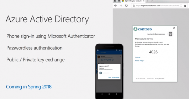 Anmeldung an Azure AD mit Authenticator-App (Bild: Microsoft/Screenshot: Golem.de)