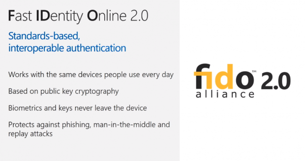 Fido 2.0 ist ein offener Standard. (Bild: Microsoft/Screenshot: Golem.de)
