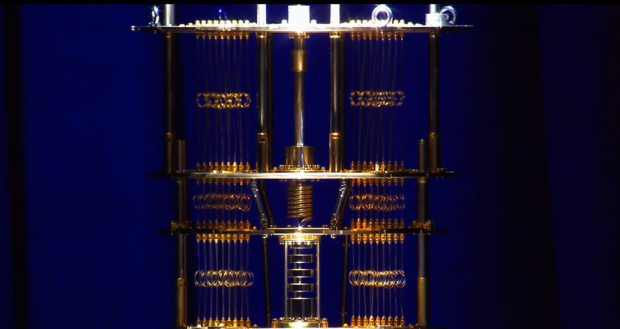 Auf der Ignite 2017 wurde ein Quantencomputer von Microsoft gezeigt. (Bild: Microsoft/Screenshot: Golem.de)