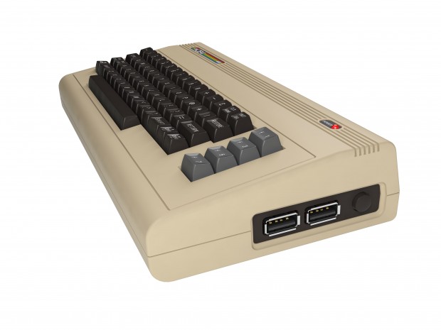 An den Mini-C64 können USB-Geräte wie Joysticks und Tastaturen angeschlossen werden. (Bild: Retro Games)