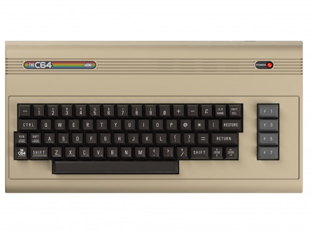 Der THEC64 Mini hat 64 eingebaute Spiele. (Bild: Retro Games)