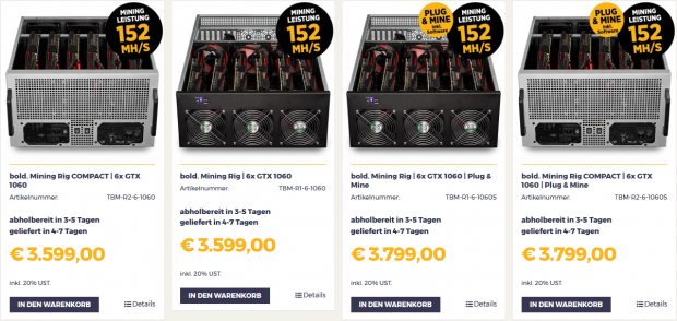 Minig-Rigs (Bild: Techbold)