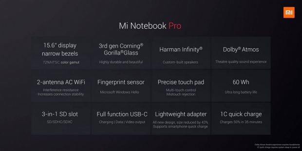 Mi Notebook Pro (Bild: Xiaomi)