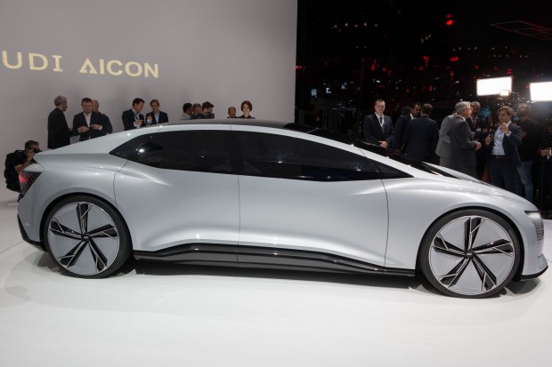 Aicon ist Audis Vision für das fahrerlose Fahren. (Foto: Werner Pluta/Golem.de)