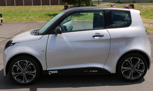 Der Viersitzer kostet in der Basisversion 15.900 Euro vor Abzug der Kaufprämie für Elektroautos. (Foto: Friedhelm Greis)