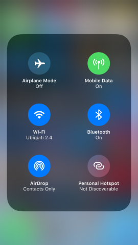 ... verhält sich iOS wie früher. (Screenshot: Golem.de)