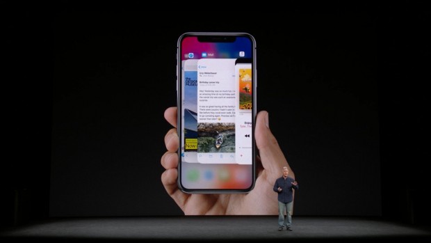 Das neue iPhone X (Bild: Apple/Screenshot: Golem.de)
