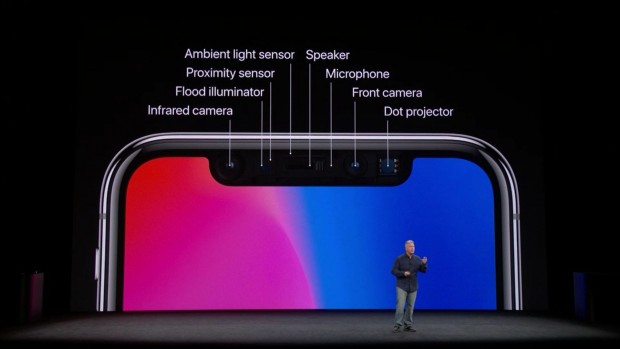 Das neue iPhone X (Bild: Apple/Screenshot: Golem.de)