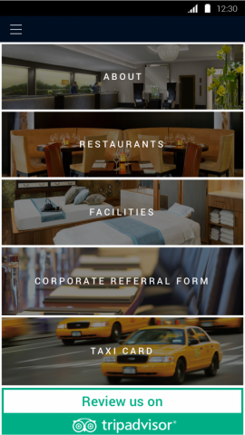 Die Benutzeroberfläche des Handy T1 . (Bild: Tink Labs.)