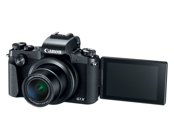 Canon G1 X Mark III und ihr ausklappbares Display (Bild: Canon)