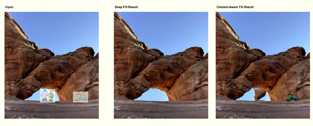Adobe Deep Fill (Bild: Adobe)